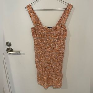 Zara ruffled mini dress